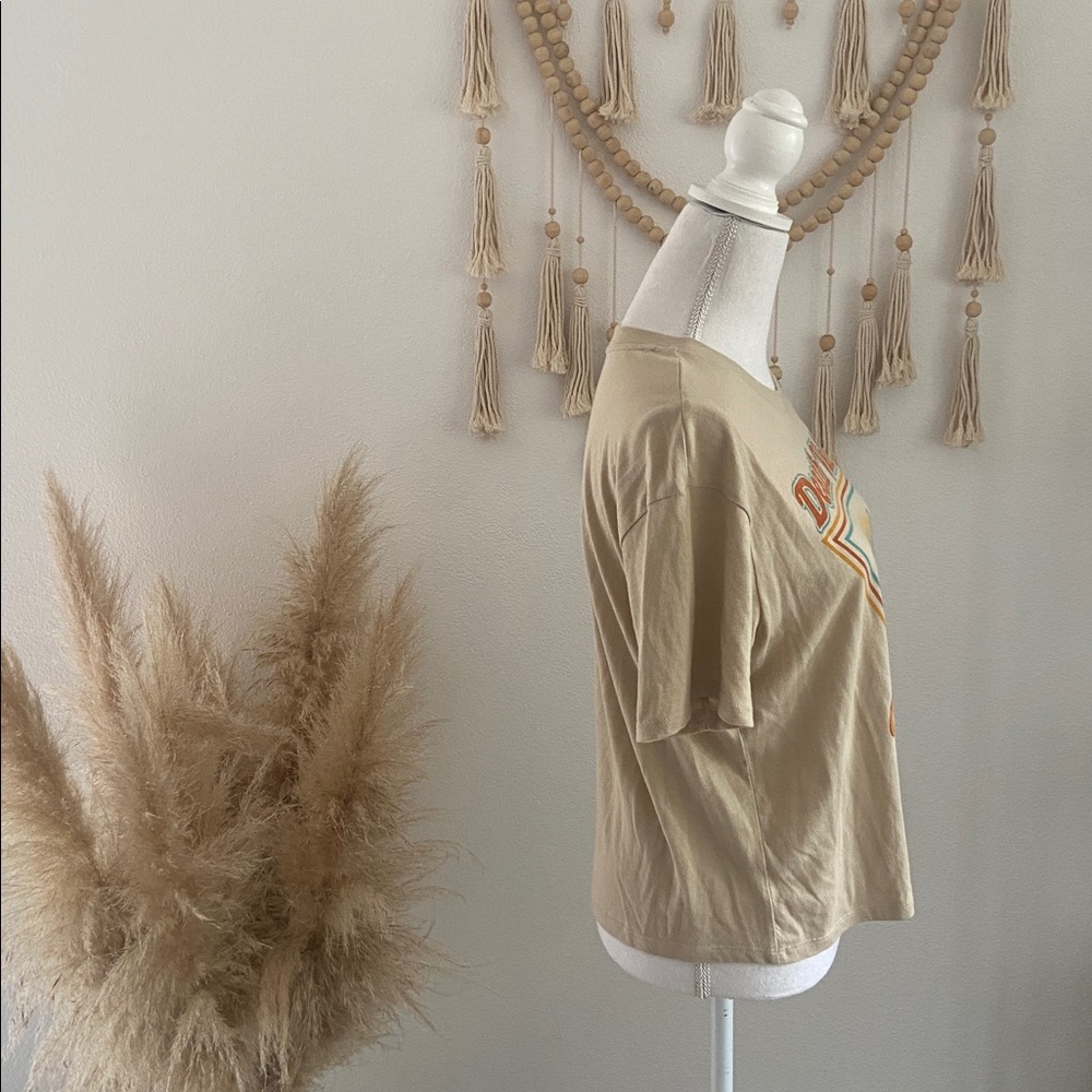 Death Valley cropped tee tan orange desert vibes shirt neutral travel medium - Picture 5 of 12